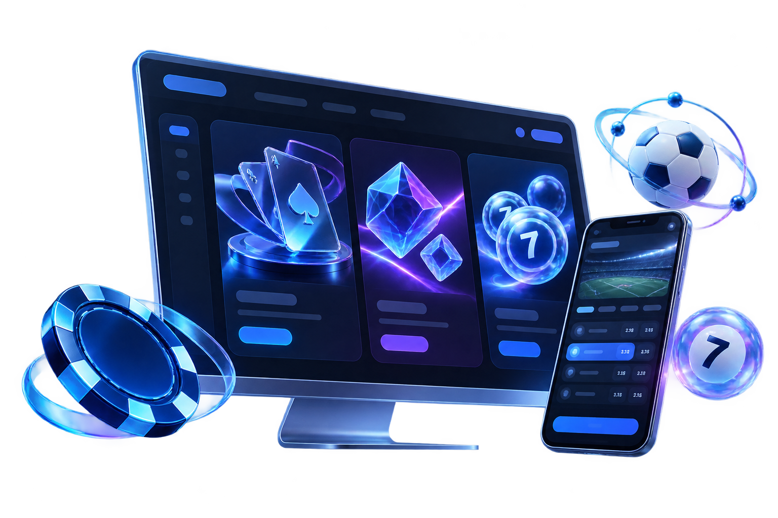 Refined iGaming product portfolio across desktop and mobile experiences